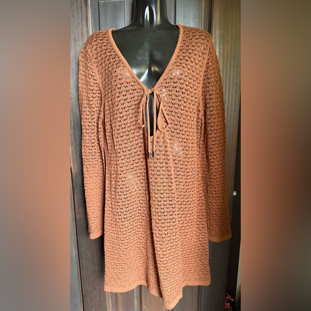 Anrabess Rust Knit Cardigan